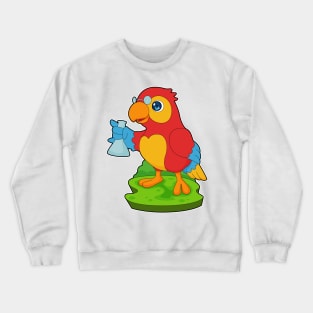 Parrot Teacher Test tube Chemistry Crewneck Sweatshirt